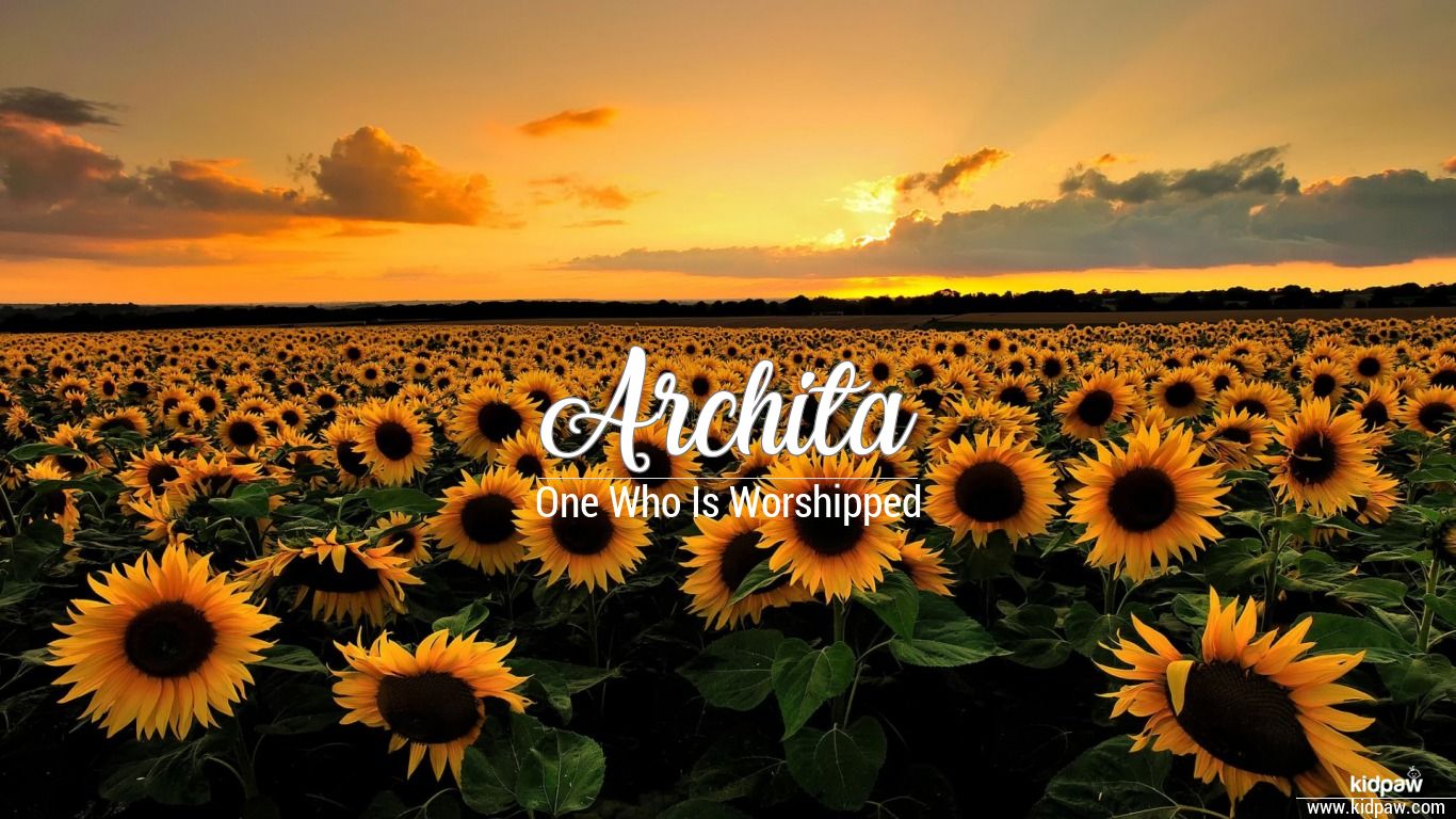 Archita 3D Name Wallpaper for Mobile, Write अर्चिता Name on Photo Online