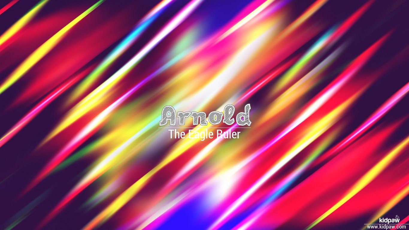 Arnold 3D Name Wallpaper for Mobile, Write Name on Photo Online