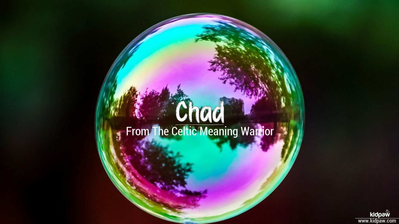 Chad 3D Name Wallpaper for Mobile, Write Name on Photo Online