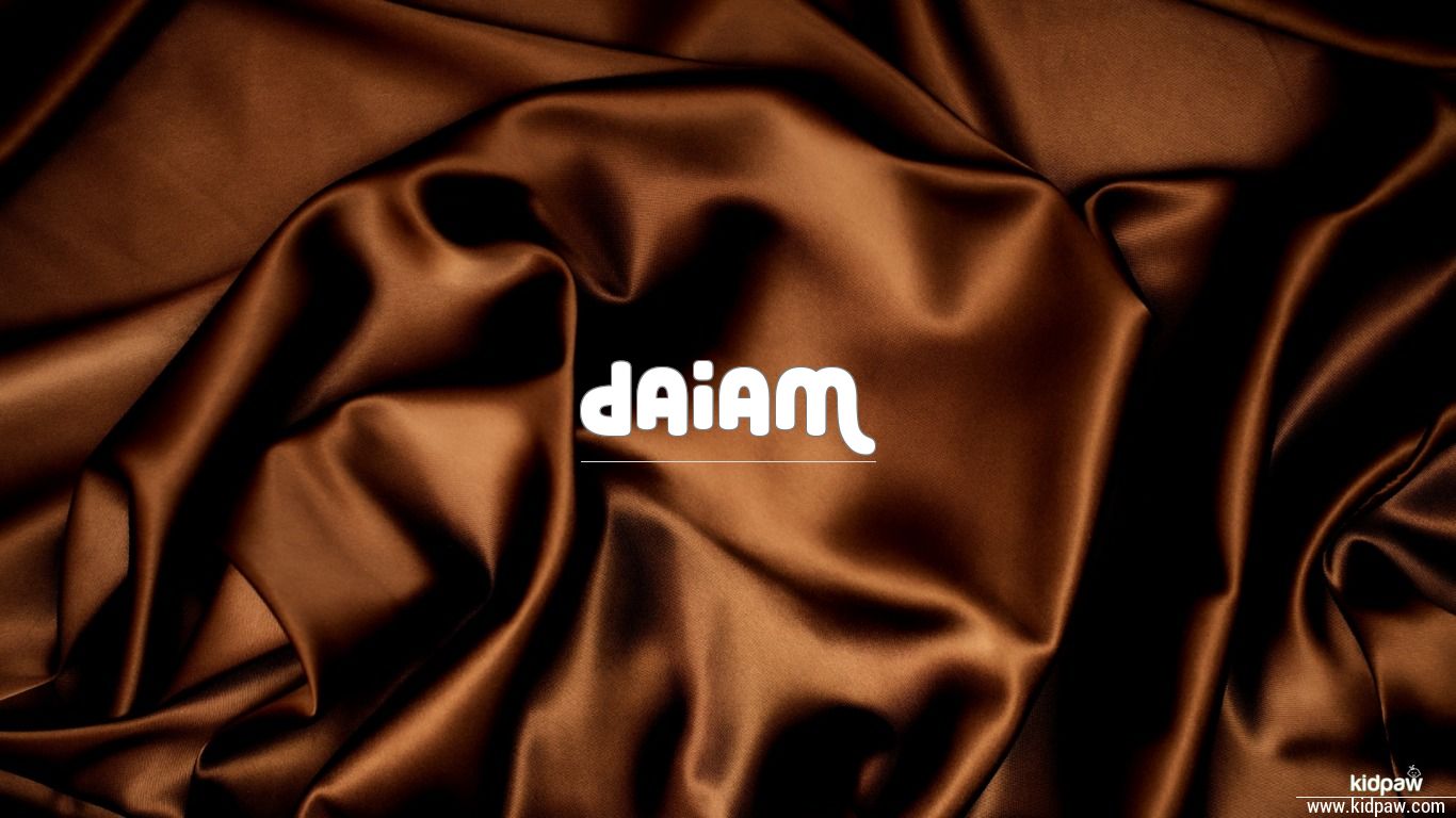 Daiam 3D Name Wallpaper for Mobile, Write Name on Photo Online