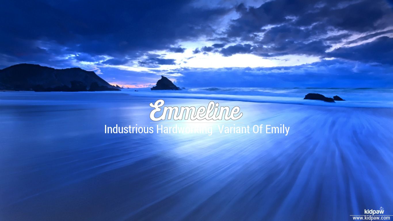 Emmeline 3D Name Wallpaper for Mobile, Write Name on Photo Online