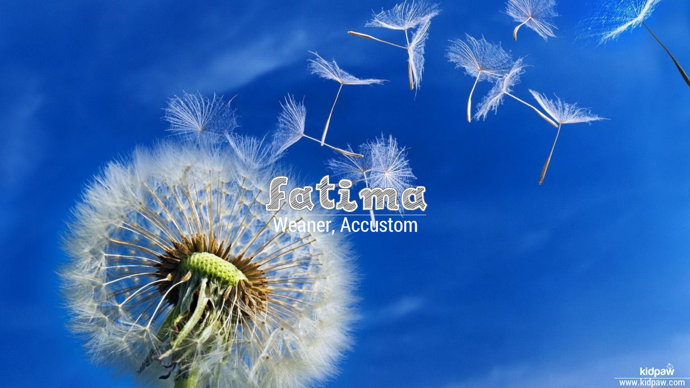 Fatima 3D Name Wallpaper for Mobile, Write فاطمہ Name on Photo Online