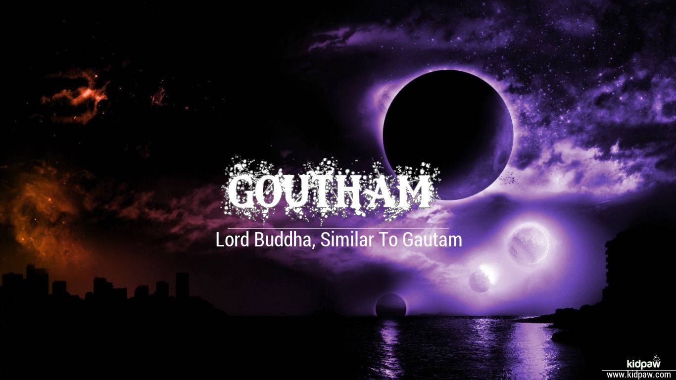 Goutham 3D Name Wallpaper for Mobile, Write गौतम Name on Photo Online