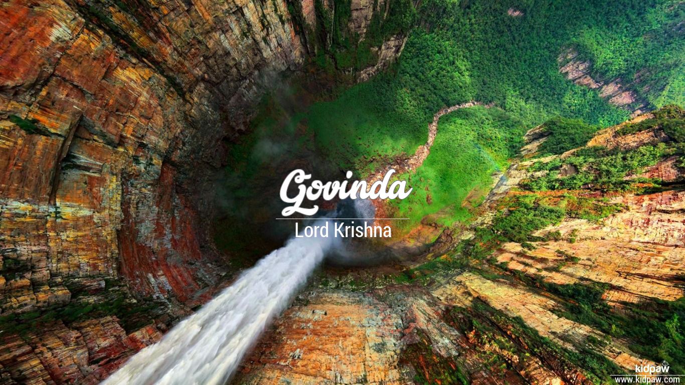 Govinda 3D Name Wallpaper for Mobile, Write गोविंदा Name on Photo Online