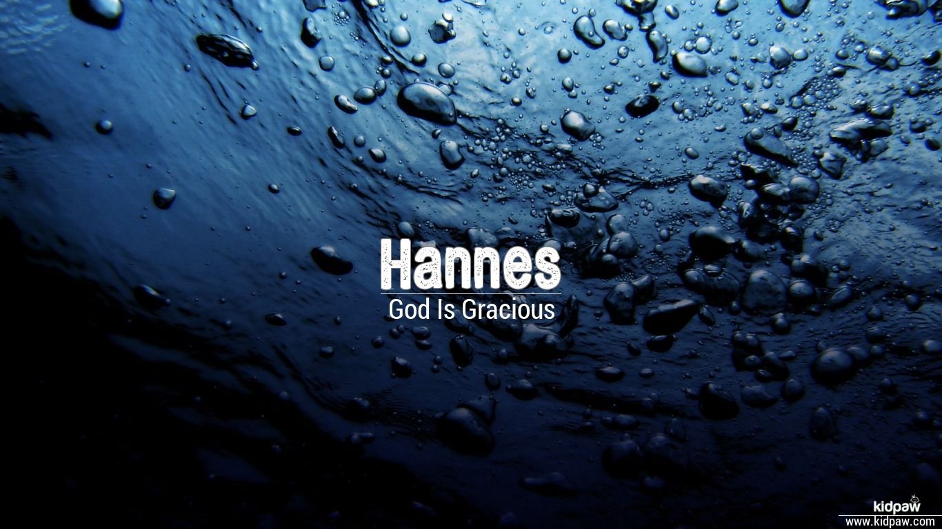 Hannes 3D Name Wallpaper For Mobile Write Name On Photo Online