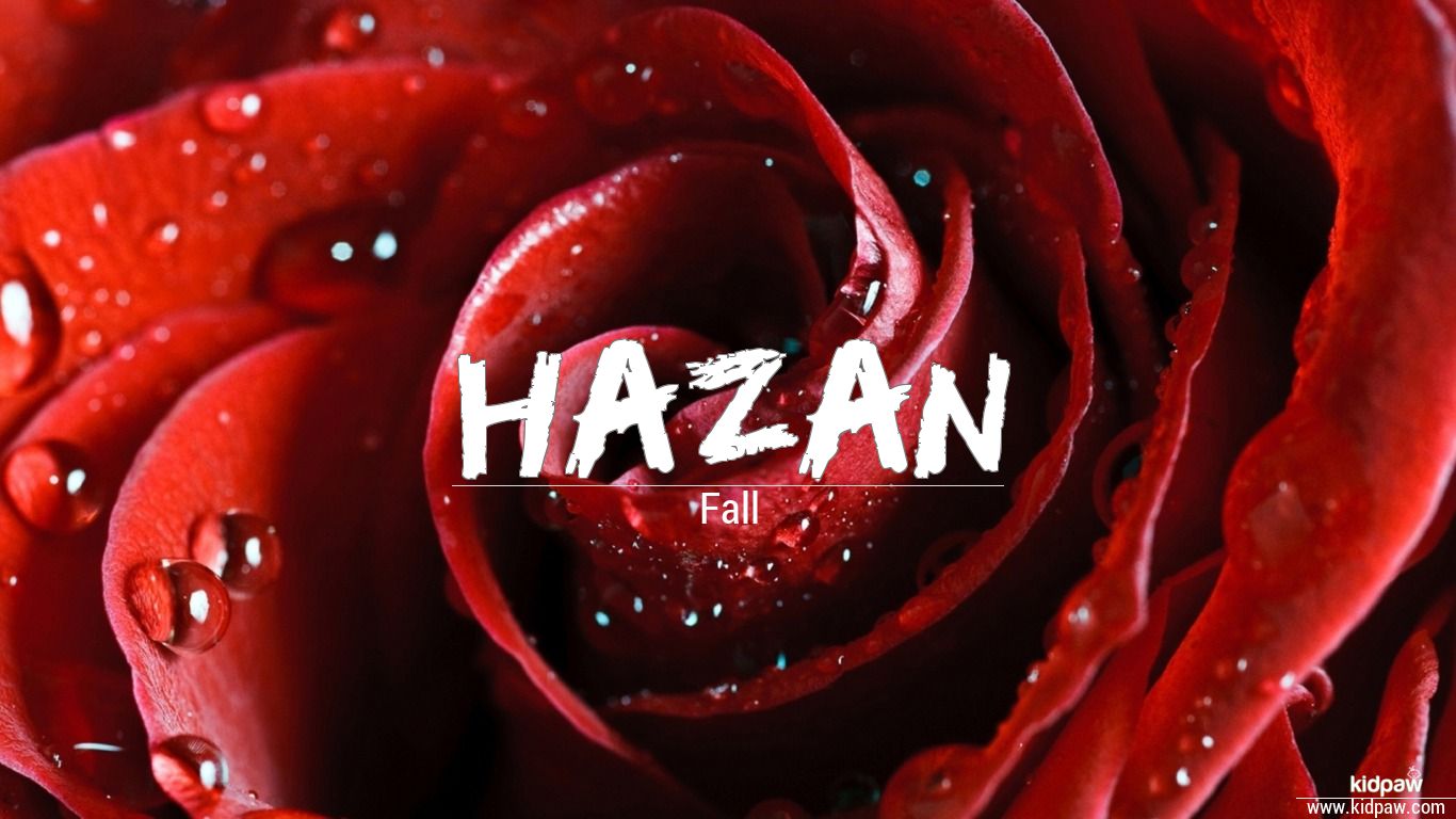 Hazan 3D Name Wallpaper for Mobile, Write Name on Photo Online