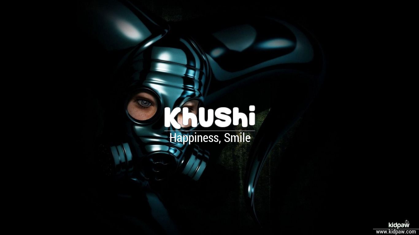 Khushi 3D Name Wallpaper for Mobile, Write खुशी Name on Photo Online