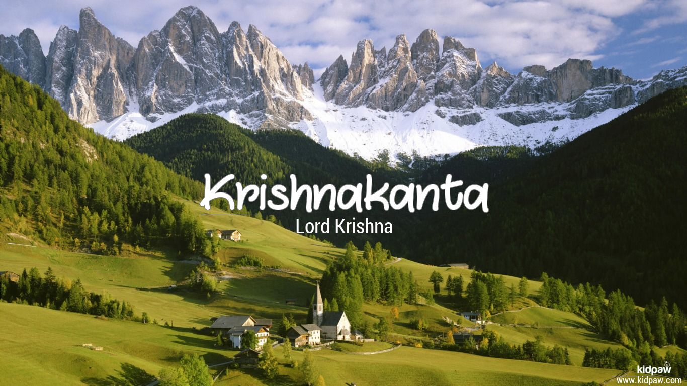 Krishnakanta 3D Name Wallpaper for Mobile, Write कृष्णकाँता Name on Photo  Online