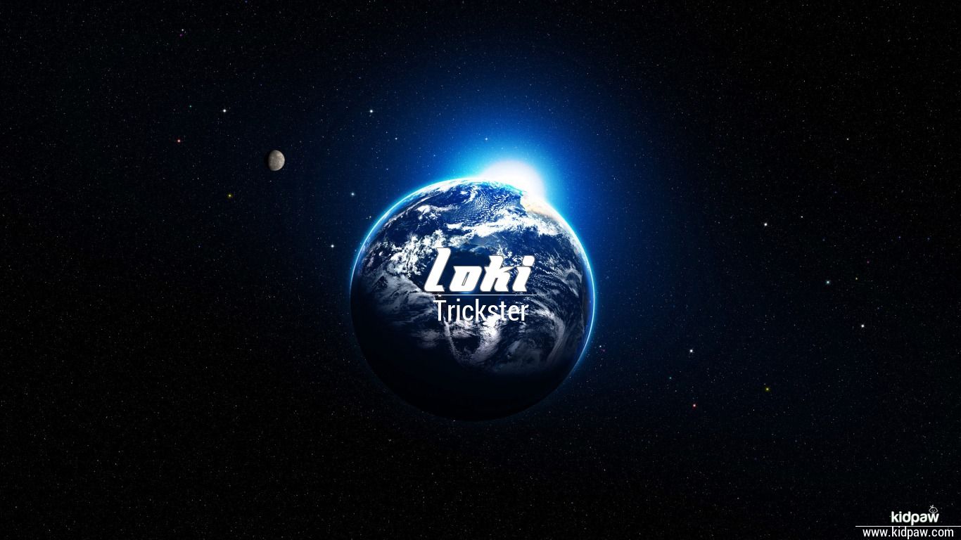 Loki 3D Name Wallpaper for Mobile, Write Name on Photo Online
