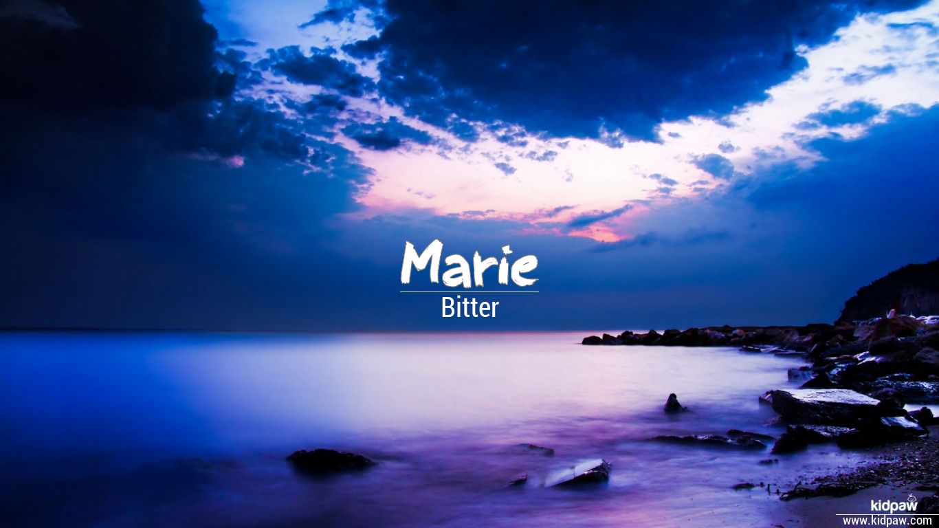 Marie 3D Name Wallpaper for Mobile, Write Name on Photo Online