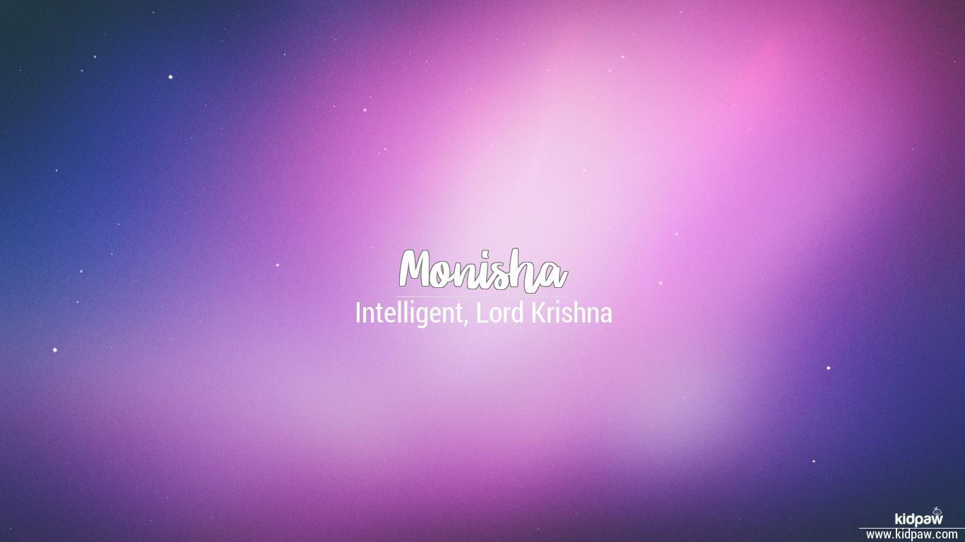 Monisha 3D Name Wallpaper for Mobile, Write मोनीषा Name on Photo Online