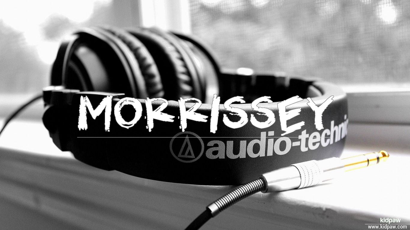 Morrissey 3D Name Wallpaper for Mobile, Write Name on Photo Online