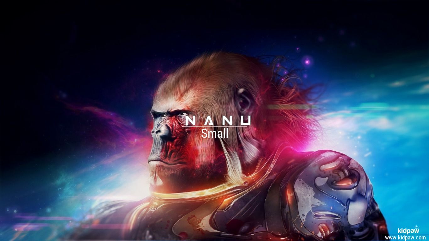 Nanu 3D Name Wallpaper for Mobile, Write ननु Name on Photo Online
