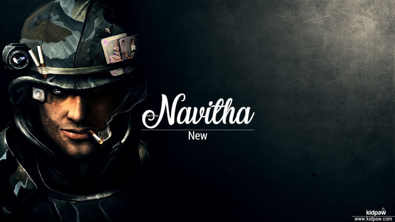 Navitha 3D Name Wallpaper for Mobile, Write नावीथा Name on Photo Online