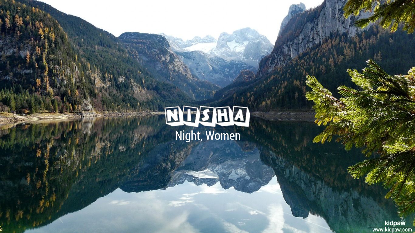 Nisha 3D Name Wallpaper for Mobile, Write निशा Name on Photo Online
