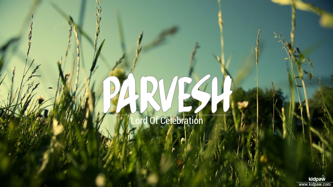 Parvesh 3D Name Wallpaper for Mobile, Write परवेश Name on Photo Online