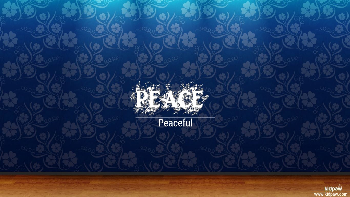 Peace 3D Name Wallpaper for Mobile, Write Name on Photo Online
