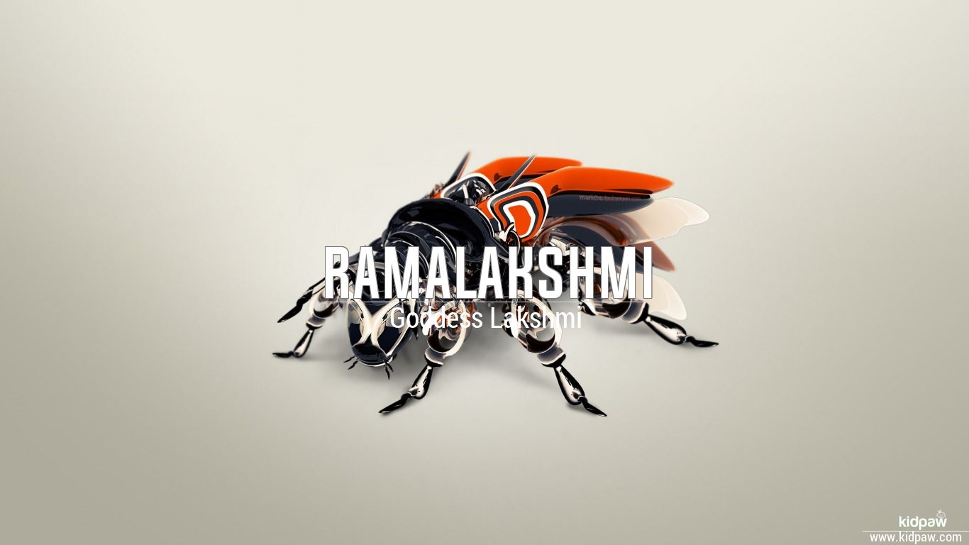 Ramalakshmi 3D Name Wallpaper for Mobile, Write रामांलाक्ष्मी Name on Photo  Online