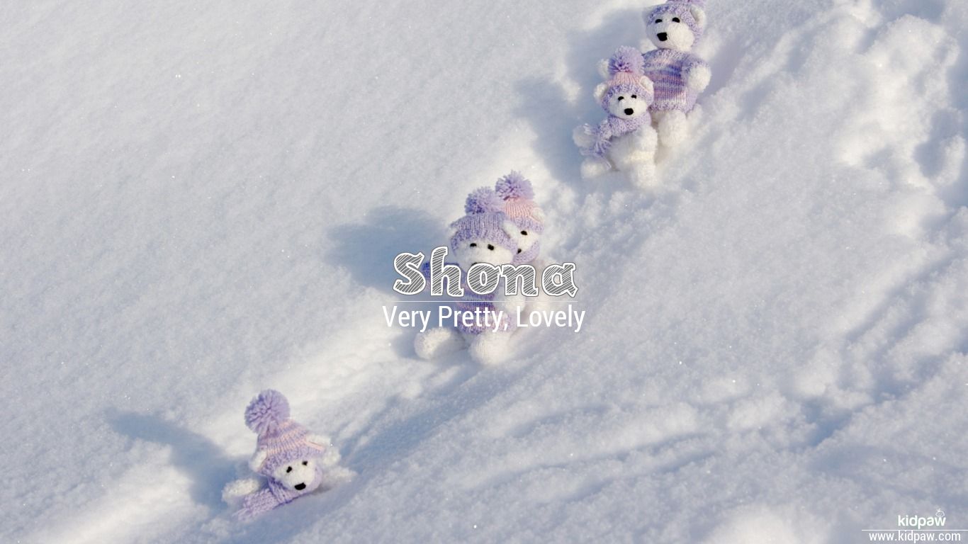 Shona 3D Name Wallpaper for Mobile, Write शोना Name on Photo Online