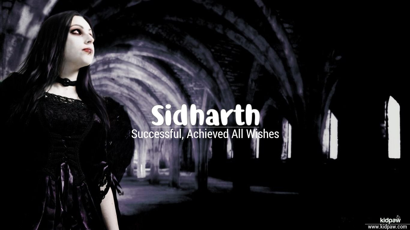 Sidharth 3D Name Wallpaper for Mobile, Write सिधार्थ Name on Photo Online