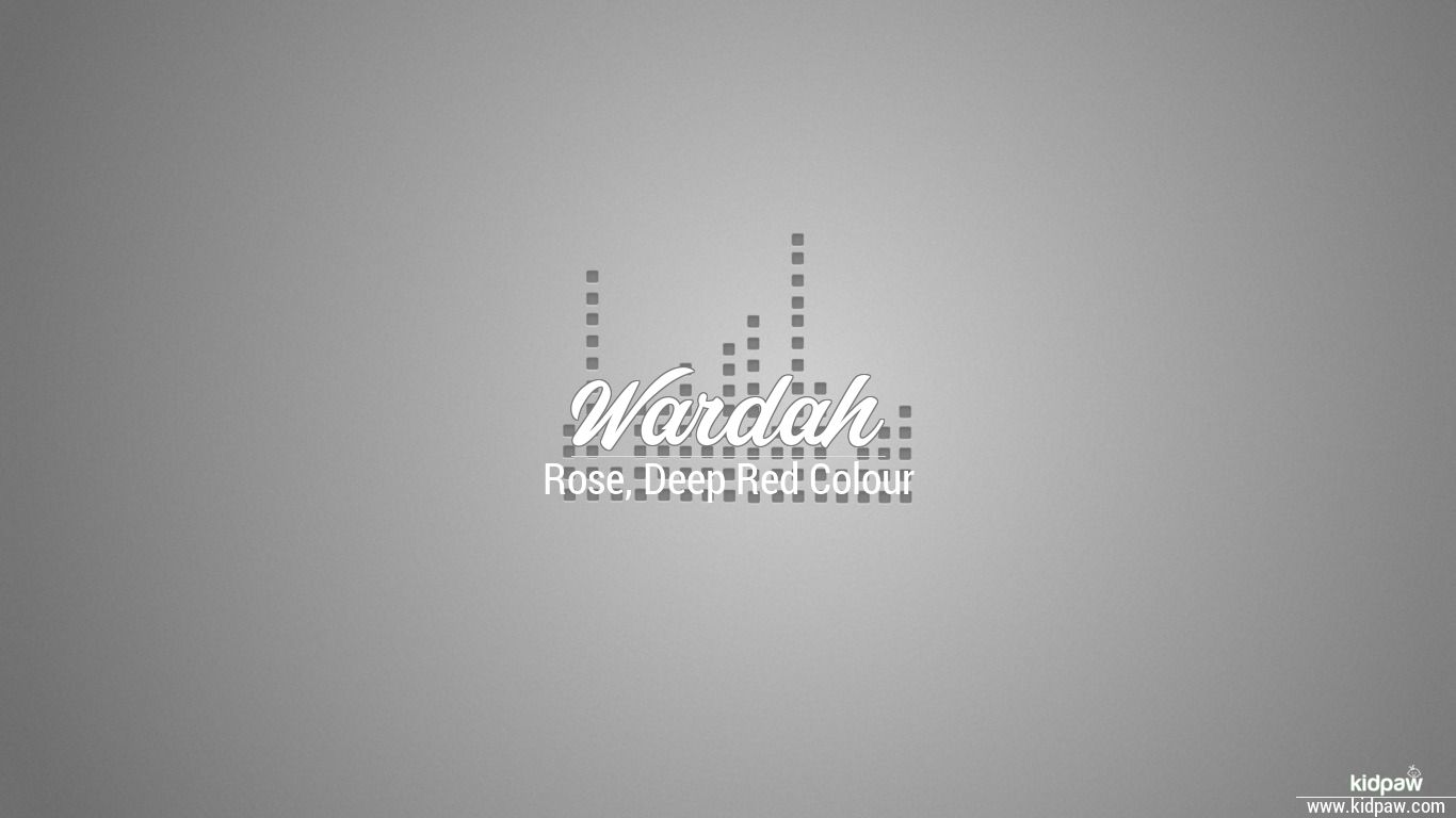 Wardah 3D Name Wallpaper for Mobile, Write وردہ Name on Photo Online